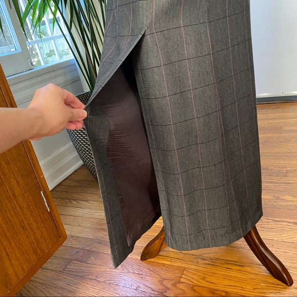 💸 3/$20 💸 Vintage Valerie Stevens Gray Long Skirt | 6P - Picture 6 of 7